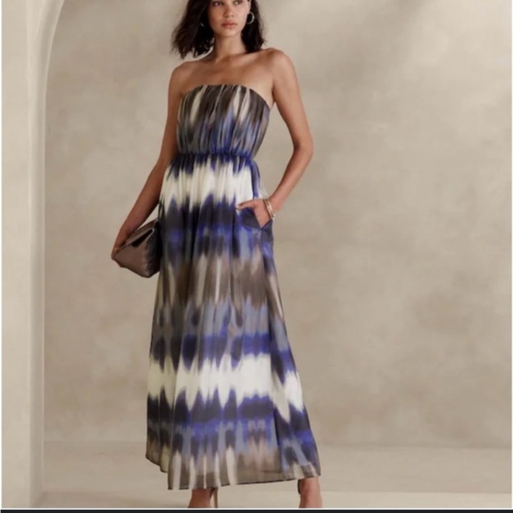 Banana republic strapless dress new with tags